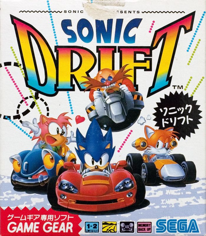 Sonic Drift Racing box art for Sega Game Gear